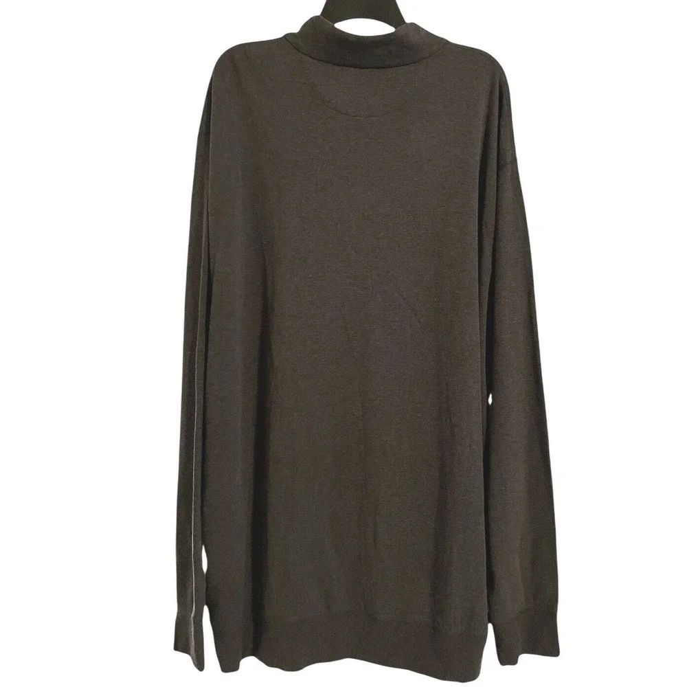 Polo Ralph Lauren Mens 2XLT Gray Jersey Knit Pullover Soft‎ Cotton Sweater NWT